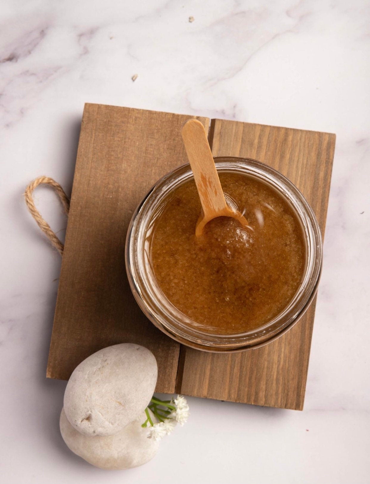 Slough Away Natural Body Scrub: Coconut & Jojoba Oil, Brown Sugar